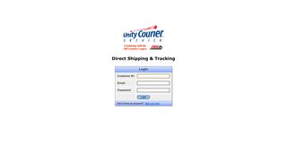 
                            1. Expedited Packages: Direct Shipping & Tracking - Unity Courier Portal