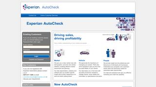 
                            5. Experian AutoCheck - Motorcheck Portal