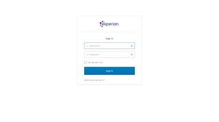 
                            1. Experian Secure Control Access - Login - Experian Secure Portal