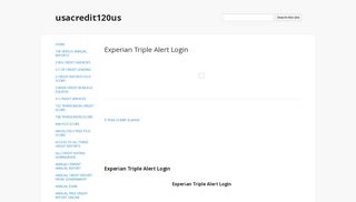 
                            9. Experian Triple Alert Login - usacredit120us - Google Sites - Triplealert Com Portal