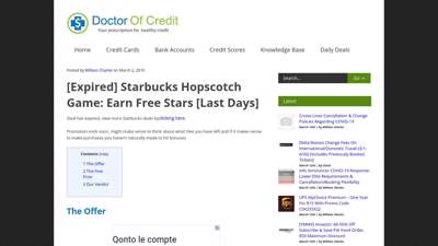 [Expired] Starbucks Hopscotch Game: Earn Free Stars [Last ...