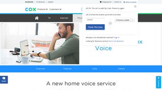 
                            4. Explore Cox Voice Service | Cox Communications - Cox Phone Tools Portal Page