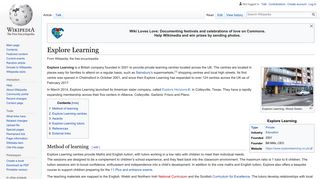 
                            6. Explore Learning - Wikipedia