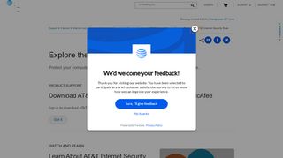
                            2. Explore the AT&T Internet Security Suite - Internet Support - Att Mcafee Portal