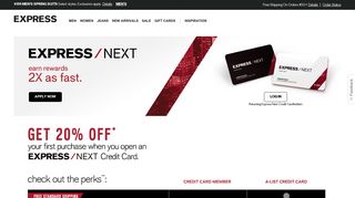 
ExpressNext Credit Card - Express
