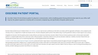 
                            2. Exscribe Patient Portal - Exscribe - Exscribe Portal