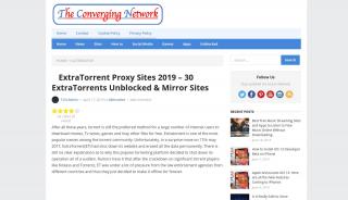 
                            8. ExtraTorrent Proxy Sites 2019 - 30 ExtraTorrents Unblocked & Mirror ... - Proxy Portal Unblock