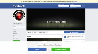 
                            5. ExtremeShare - Home | Facebook - Extremeshare Sign Up