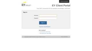 
                            1. EY Client Portal - Ey Canvas Client Portal