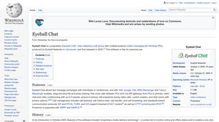 
                            7. Eyeball Chat - Wikipedia - Eyeball Chat Portal