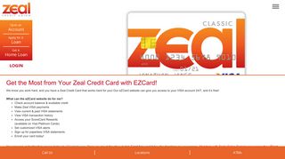 
EZCard Access - Zeal Credit Union  
