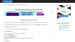 
                            7. Ezweb Email Setup - Android | ezweb.ne.jp | SmtpImap - Ezweb Ne Jp Login