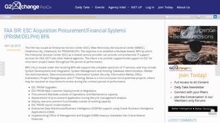 
                            8. FAA SIR: ESC Acquisition Procurement/Financial Systems ... - Faa Delphi Portal