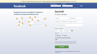 
                            6. Facebook: accedi o iscriviti - Facebook Portal Welcome To Facebook Page Face 9w