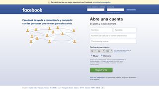 
                            2. Facebook - Inicia sesión o regístrate - Facebook Portal In Español Venezuela