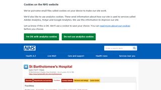 
                            7. Facilities - St Bartholomew's Hospital - NHS - Barts Hospital Wifi Portal