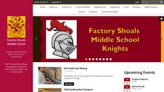 
                            1. Factory Shoals Middle School: Home - Factory Shoals Middle School Parent Portal