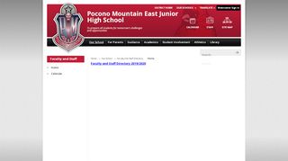 
                            4. Faculty and Staff Directory / Home - Pocono Mountain School District - Pmsd Staff Portal