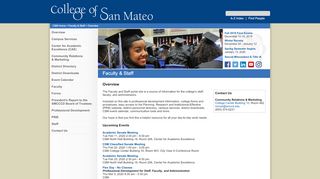 
                            3. Faculty and Staff portal - College of San Mateo - Smccd Portal Email