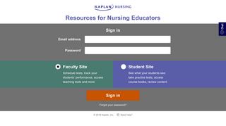 
                            3. Faculty Sign In – Kaplan Nursing - Nit Login