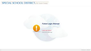 
Failed Login Attempt - SSD Portal
