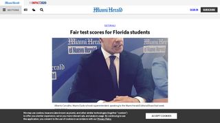 
                            7. Fair test scores for Florida students | Miami Herald - Fair Testing Florida Teacher Portal