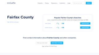 
Fairfax County - Email Address Format & Contact Phone ...  

