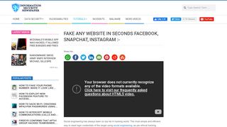 
                            4. Fake any website in seconds Facebook, Snapchat, Instagram :- - Fake Portal Page Generator