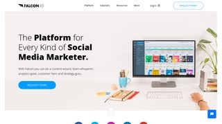 
                            7. Falcon.io: Social Media Marketing Platform - Falcon Social Portal