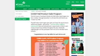 
                            7. Fall Product Program - Girl Scouts of Southeast Florida - Nut E Portal