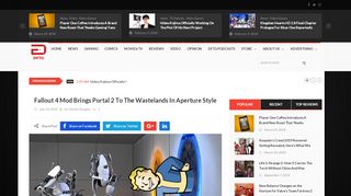 
                            5. Fallout 4 Mod Brings Portal 2 To The Wastelands In Aperture Style - Fallout 4 Portal 2 Outfit