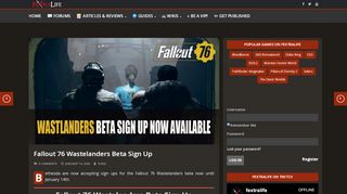 
                            3. Fallout 76 Wastelanders Beta Sign Up | Fextralife - Fallout Beta Sign Up