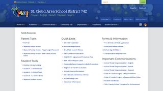 
                            2. Families / Home - St. Cloud Area School District - Isd 742 Skyward Portal