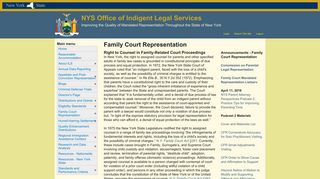 
                            7. Family Court Representation | NYS Office of Indigent Legal ... - Nyc Gov 18b Login
