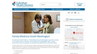 
                            1. Family Medicine South Washington | Lakeshore Health Partners - South Washington Family Medicine Patient Portal