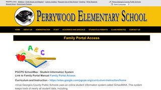 
                            4. Family Portal Access - PGCPS - Pg County Schoolmax Family Portal