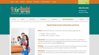 
                            4. Family Practice Houma | Clinic Information | Haydel Family Practice - Haydel Clinic Portal