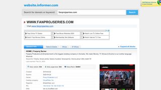 
                            4. fanprojseries.com at WI. HOME | Fanproj Series - Fanproj Series Sign Up