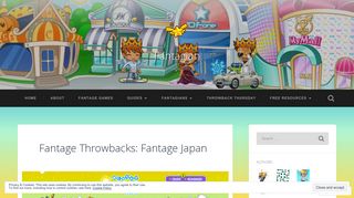 
                            5. Fantage Throwbacks: Fantage Japan | Fantagian - Fantage Japan Sign Up