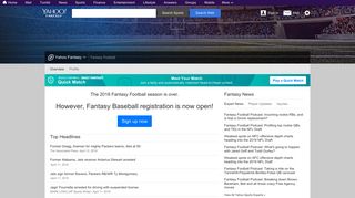 
                            7. Fantasy Football 2019 | Fantasy Football | Yahoo! Sports - Ea Sports Fantasy Football Portal