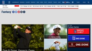 
                            2. Fantasy Golf News, Tips & Predictions - PGA TOUR - Fantasy Golf Portal