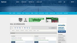
                            4. Fantasy Hockey, Fantasy NHL, National Hockey ... - Fantrax - Fantrax Portal