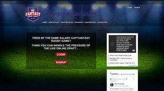 
                            5. Fantasy Rugby - Super Rugby Fantasy League Portal