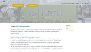 
                            3. FAQ - 42 North - 42 North Resident Portal