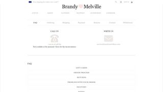
                            4. FAQ - Brandy Melville - Brandy Melville Sign Up