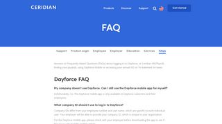 
FAQ | Dayforce | Powerpay - Ceridian
