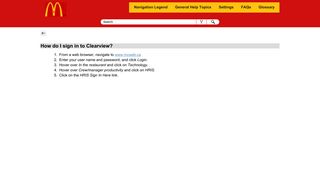 
                            6. FAQ: How do I sign in to Clearview? - Mcdonalds Webmail Login