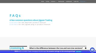 
                            3. FAQ - Jigsaw Trading - Jigsaw Trading Portal