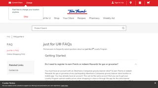 
FAQ just for U | Tom Thumb  
