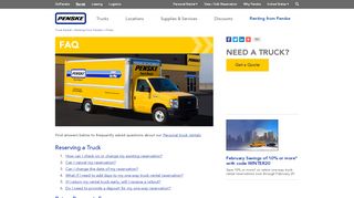 
                            5. FAQ - Penske Truck Rental - Penske Online Payment System Login